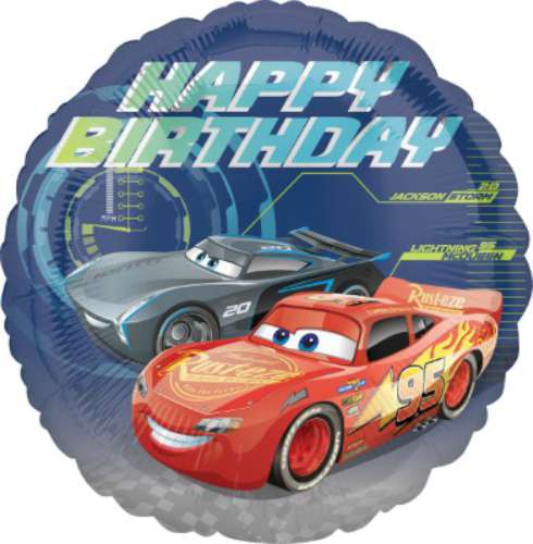 Lightning Mcqueen Number 3 Edible Icing Image - Click Image to Close